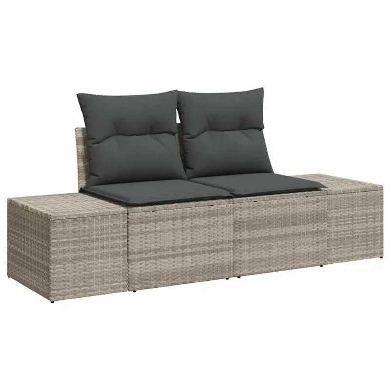 Sofos komplektas su pagalve 6 pcs poliratanas