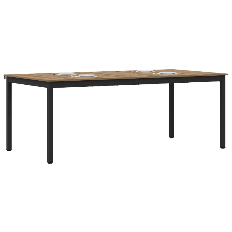Valgomieji stalai 2 pcs 200 x 100 x 75 cm Apdirbta mediena
