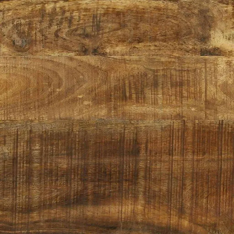 Saugojimo dėžė Ruda ir juoda 40 x 40 x 40 cm Kietas mango medis
