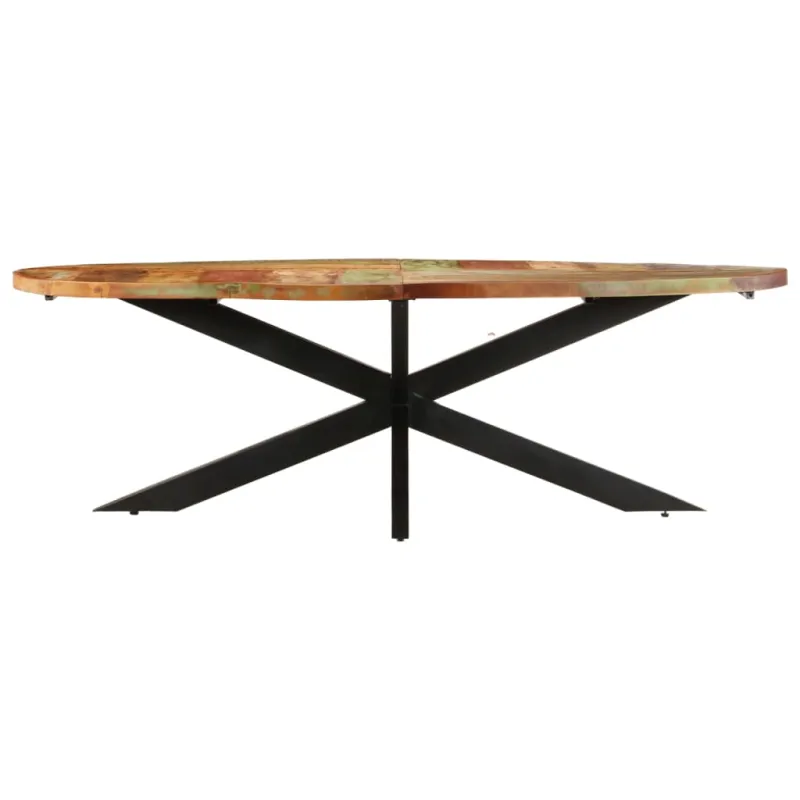 Valgomojo stalas, 240x100x75cm, perdirbtos medienos masyvas