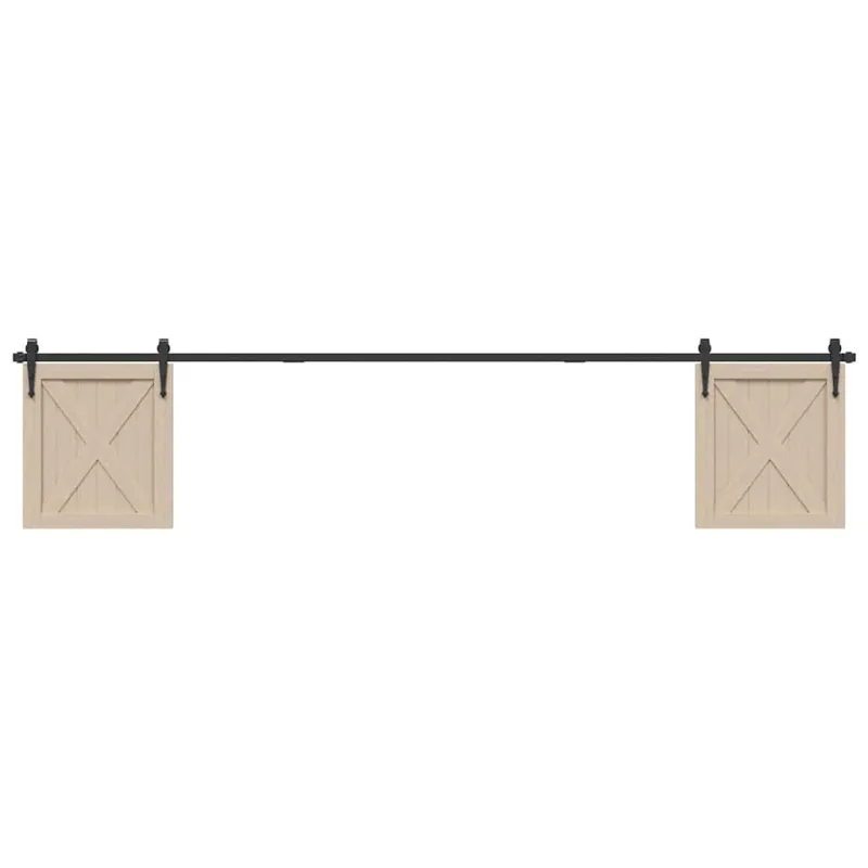 stumdomų spintelių durų komplektas 244 cm anglinis plienas