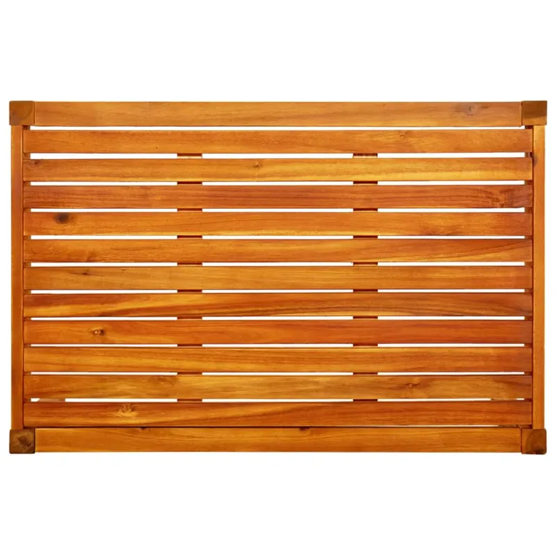 Soodan pöytä, 85x57x29 cm, akatiilipuuta massiivinen