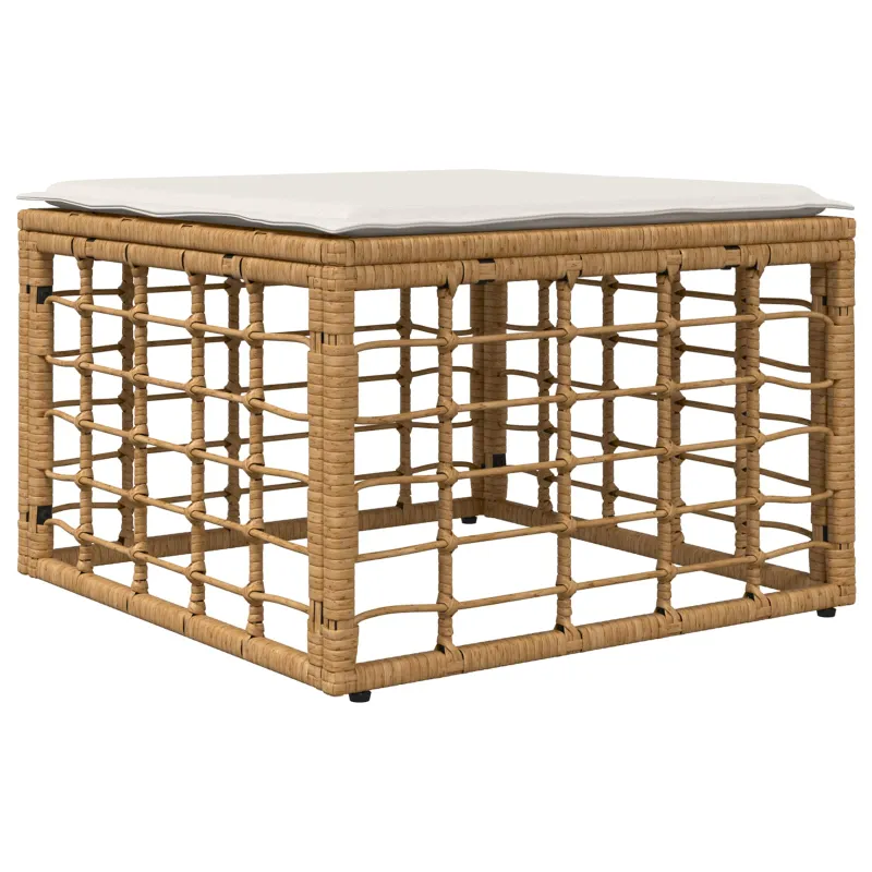 Lauko sohvakompletti 5 osaa - luonnollinen ja kermaisen valkoinen