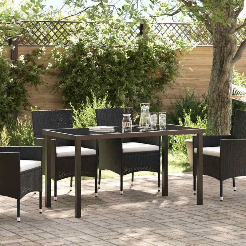 Sodo pöytätaso Musta 140 x 70 x 73 cm metalli