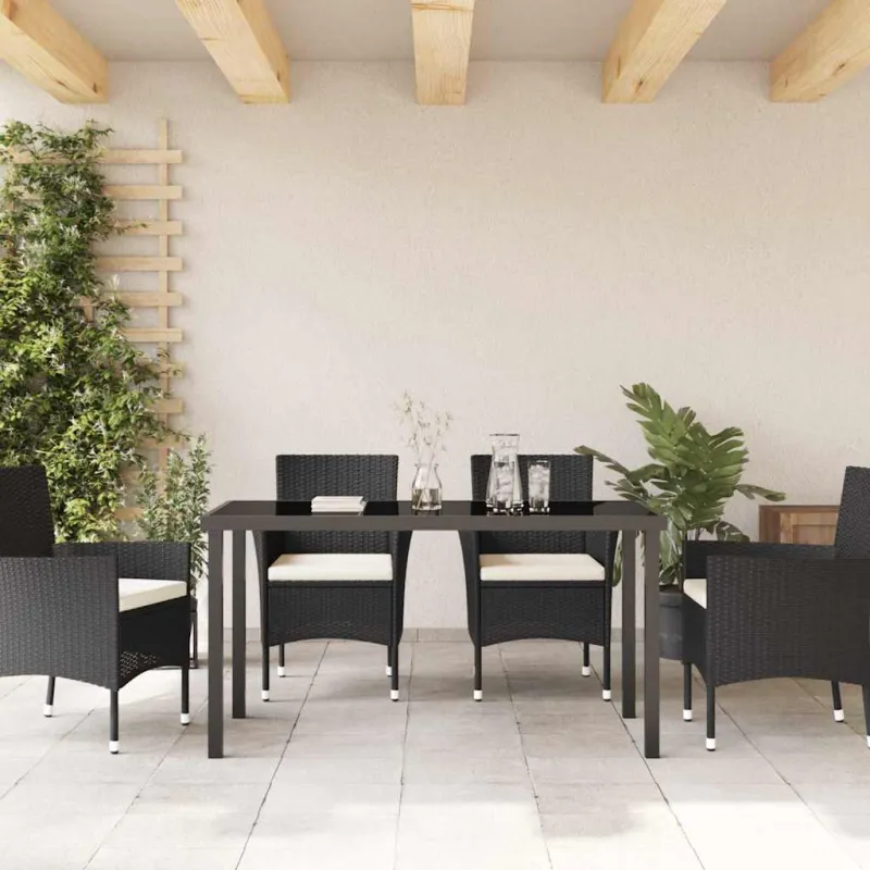 Sodo pöytätaso Musta 140 x 70 x 73 cm metalli