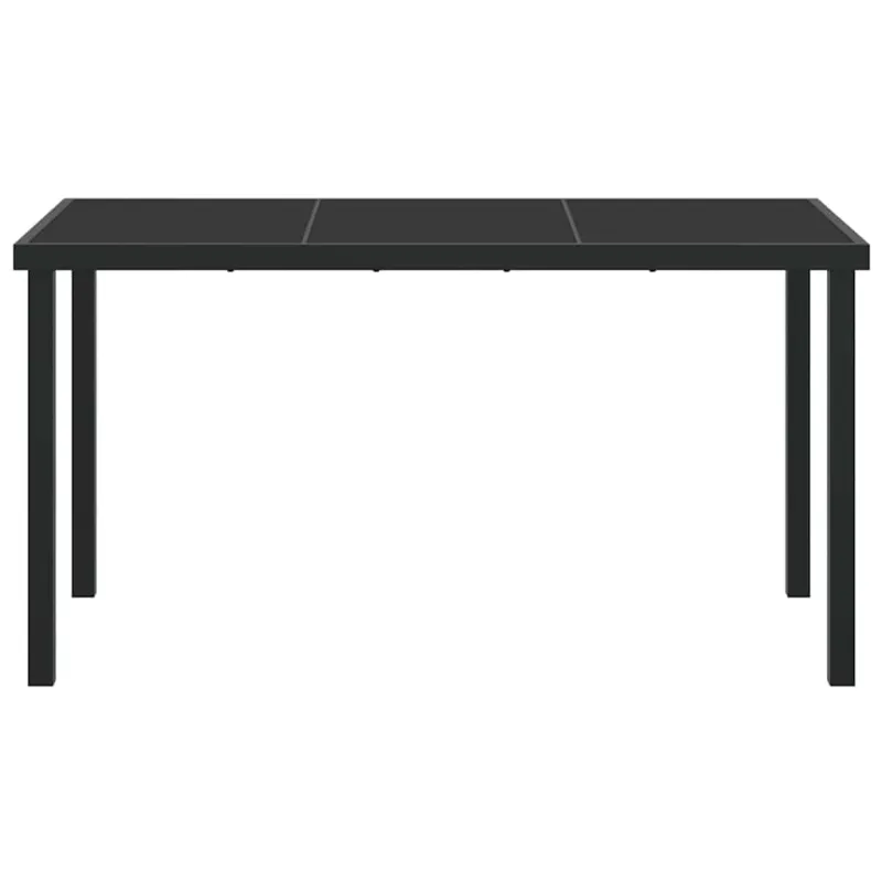 Sodo pöytätaso Musta 140 x 70 x 73 cm metalli