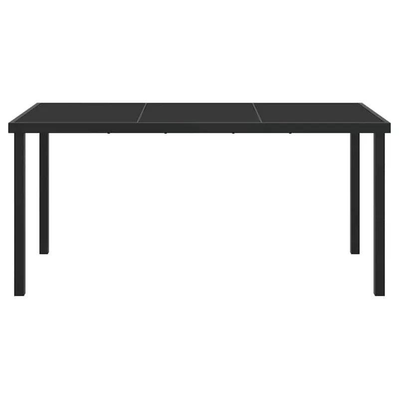 Sodo pöytä Musta 160 x 80 x 73 cm metalli