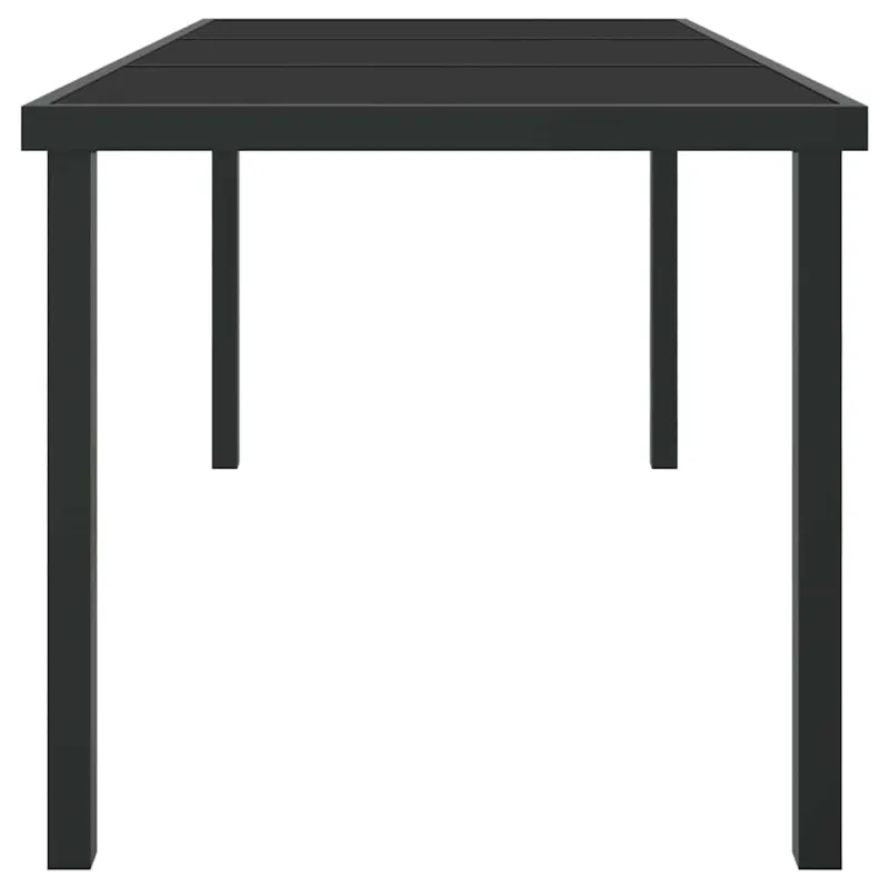 Sodo pöytä Musta 160 x 80 x 73 cm metalli