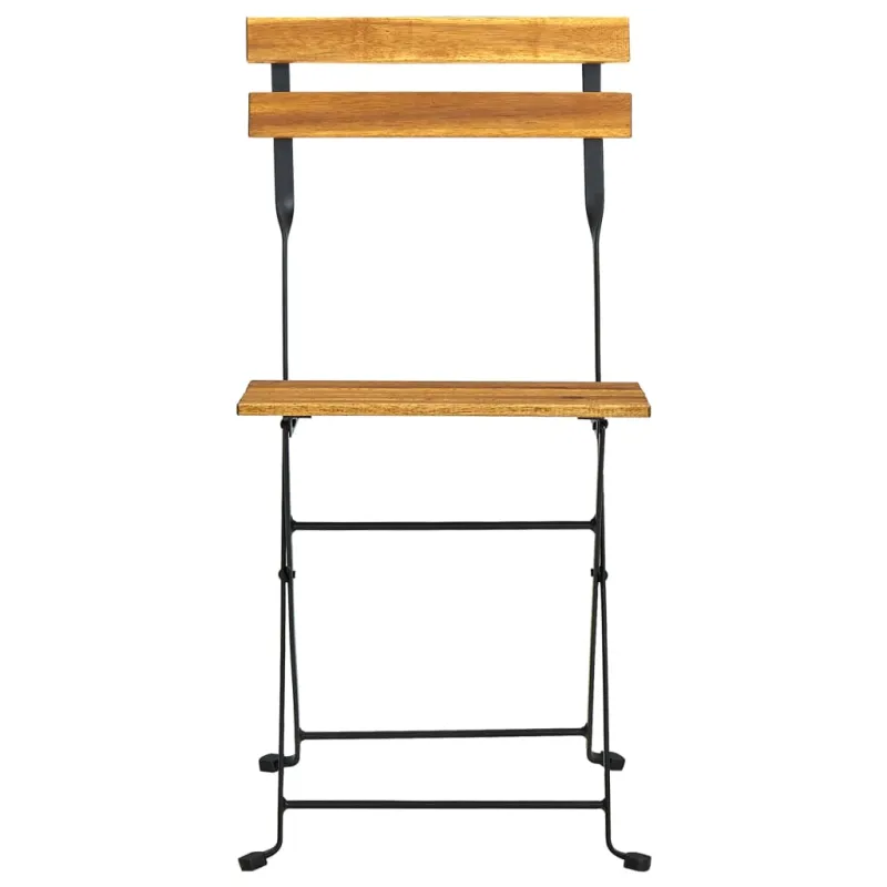 Sulankstettava bistrokalustekokoelma, 3D, akatsiamänty