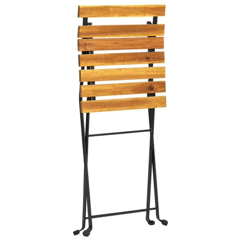 Sulankstettava bistrokalustekokoelma, 3D, akatsiamänty