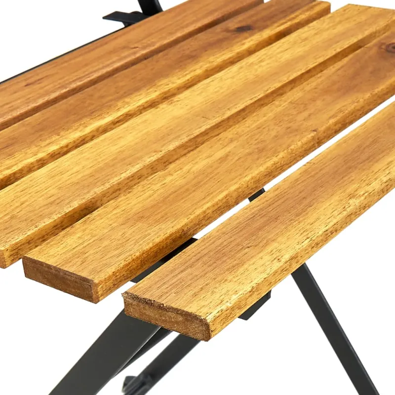 Sulankstettava bistrokalustekokoelma, 3D, akatsiamänty