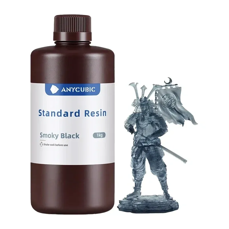ANYCUBIC standarta sveķi (melni) — universāli