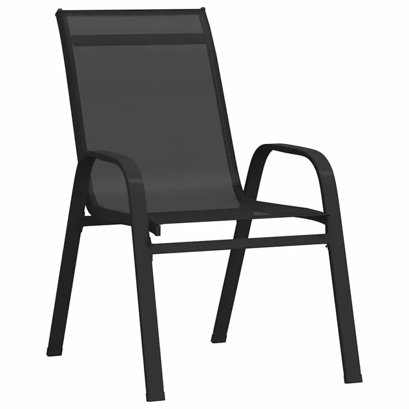 Sodo ruokailukokonaisuus 5 osaa, musta, pulverimaalattu teräs