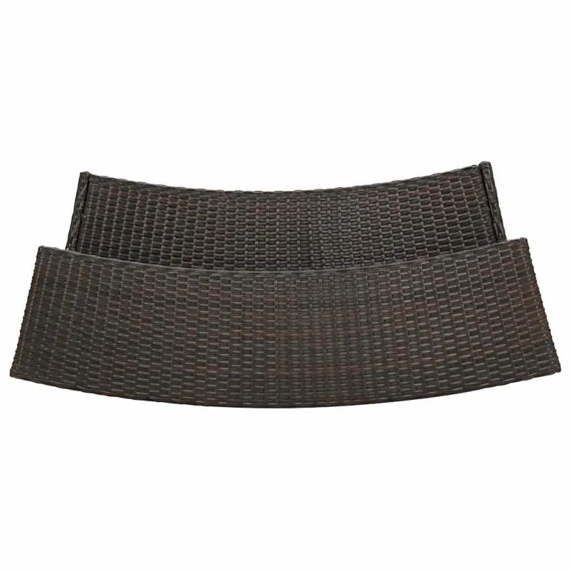 Sodo baaripöytä, ruskeanvärinen, 120x55x110cm, polyrattana
