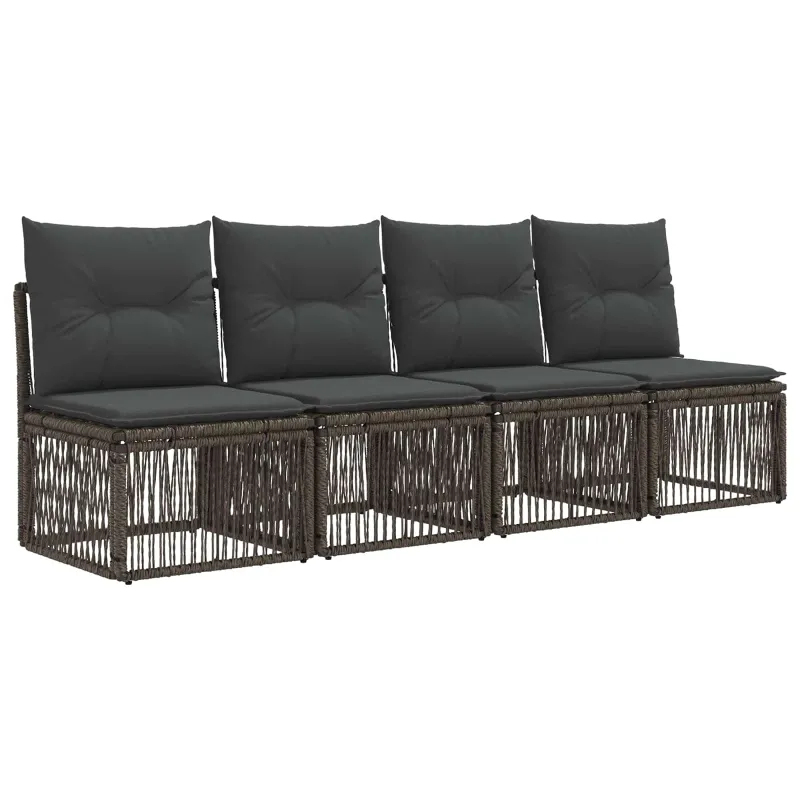 Sodo sohvaryhmä 9 osaa Harmaa polyrataani
