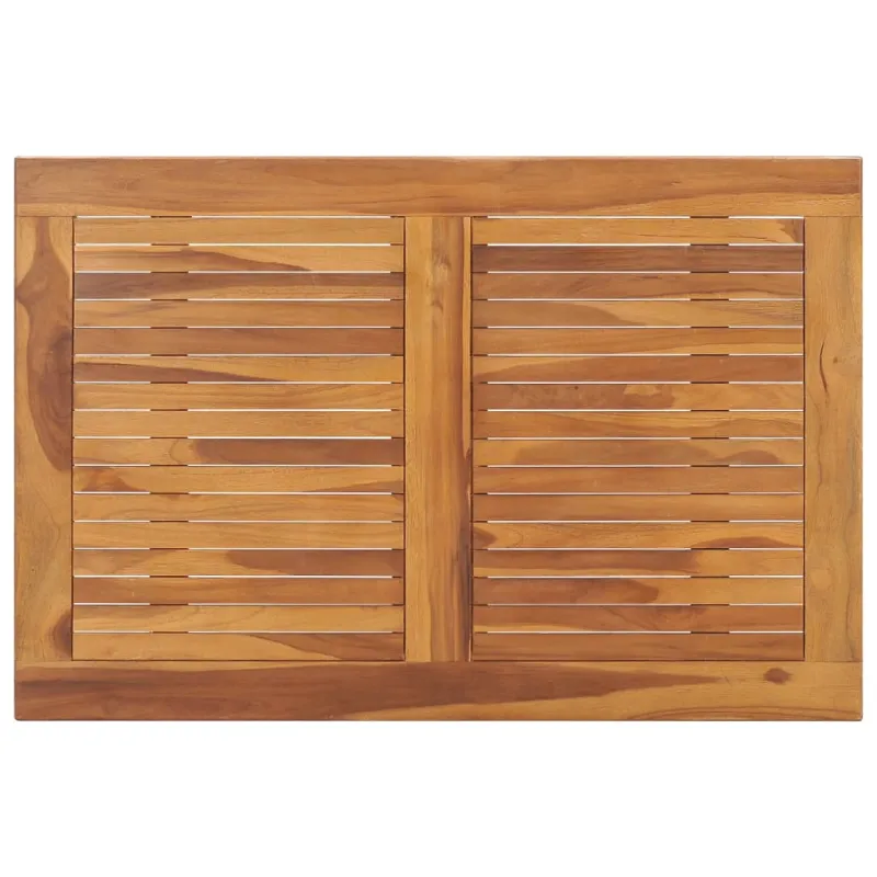 Sulankstettava puutarhakalustopöytä, 90x60x75cm, tikkupeura