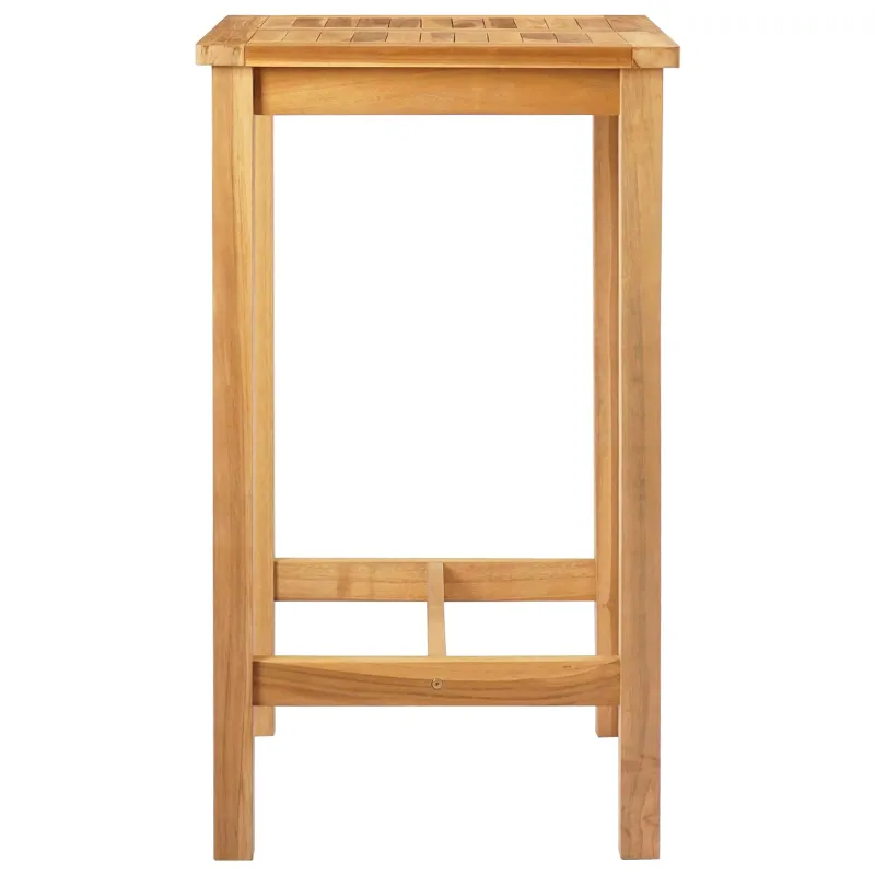 Baro-ruokailupöytä, luonnollinen 60 x 60 x 105 cm, kestävä teak
