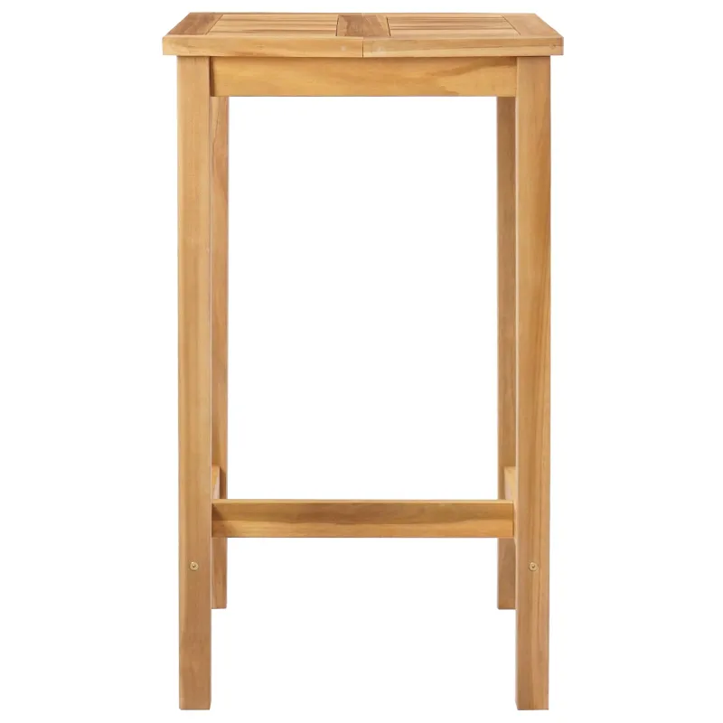 Baro-ruokailupöytä, luonnollinen 60 x 60 x 105 cm, kestävä teak