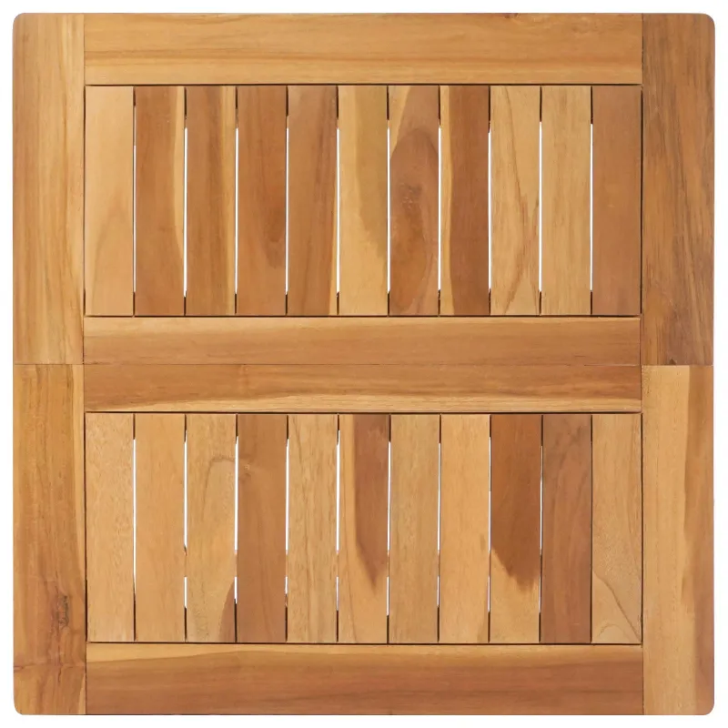Baro-ruokailupöytä, luonnollinen 60 x 60 x 105 cm, kestävä teak