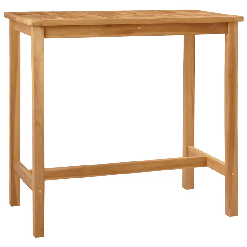 Baro ruokailupöytä Luonnollinen 110 x 60 x 105 cm Kestävä teak