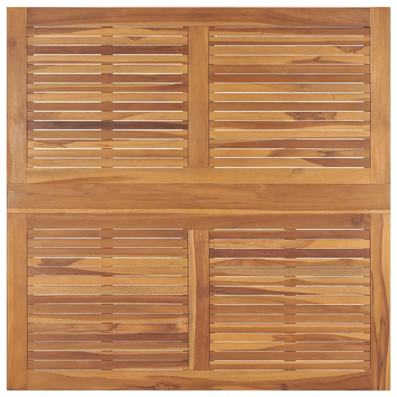 Sulankstettava puutarhakalustepöytä, 110x110x75cm, tikkupeura