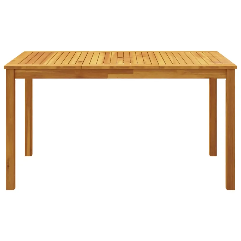 Sodo ruokailukokonaisuus, 5 osaa, 140x80x74 cm, akatsiapuun massiivia