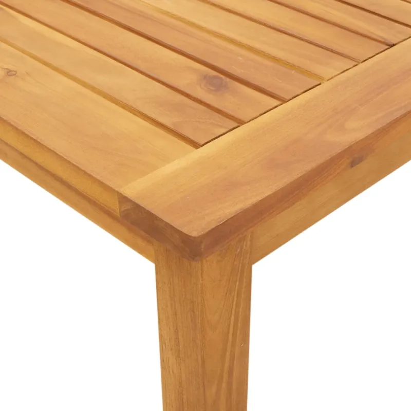 Sodo ruokailukokonaisuus, 5 osaa, 140x80x74 cm, akatsiapuun massiivia