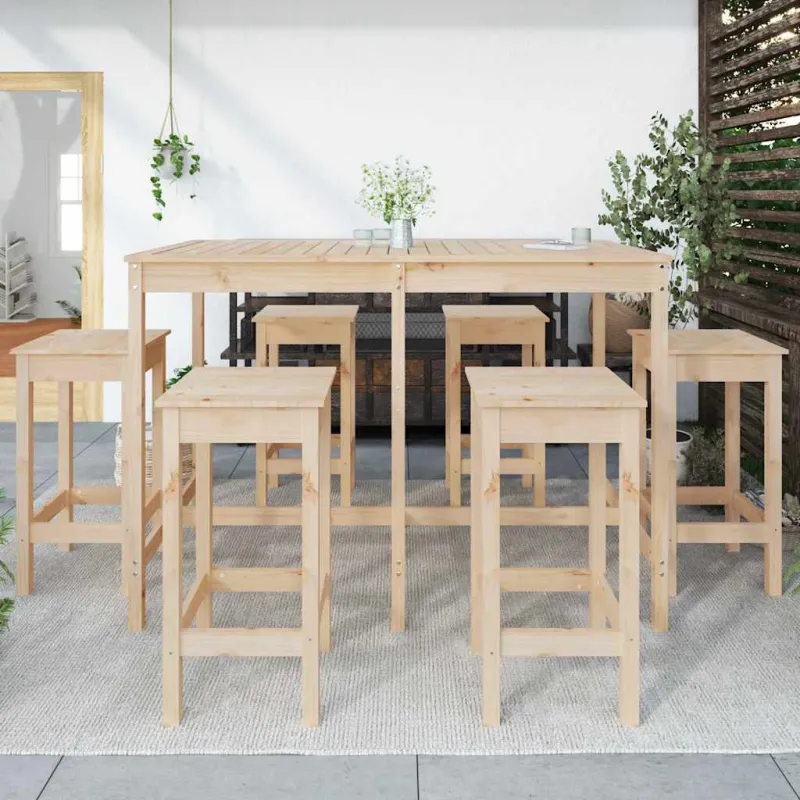 Sodo barokki -kalustesarja, 7 osaa, kuusipuuta