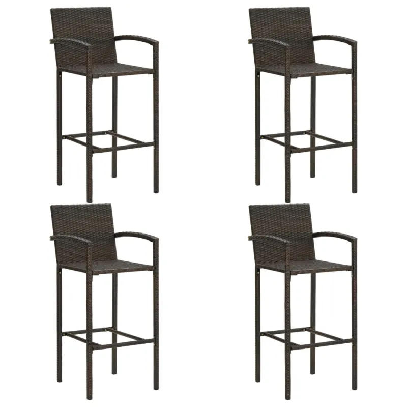 Sodo baro mööblikomplekt, 5 osa, pruun