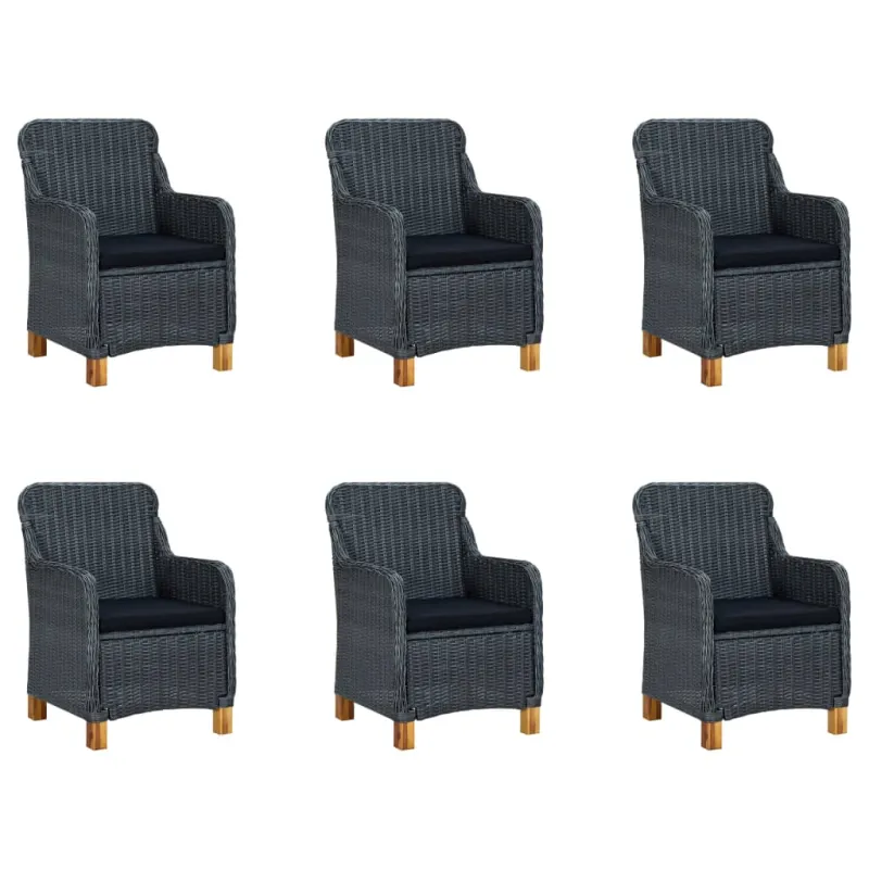 Sodo söögitoa komplekt, 7 osa, tumehall