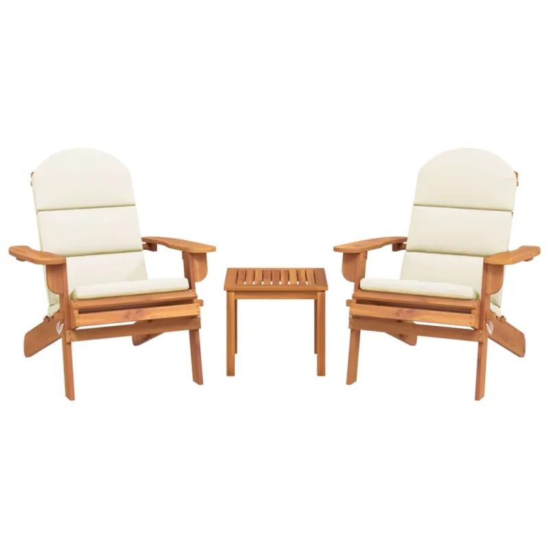 Sodo Adirondack komplekt 3 osaline, akatsiili puidust