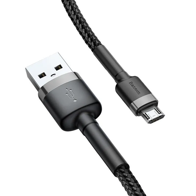 Baseus Cafule Micro USB kaabel 2.4A 1m (Hall + Must) universaalne