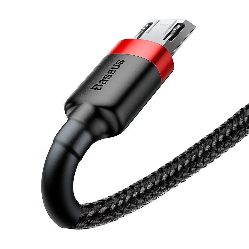 Baseus Cafule Micro USB kaabel 1,5A 2m (Punane+Must) universaalne