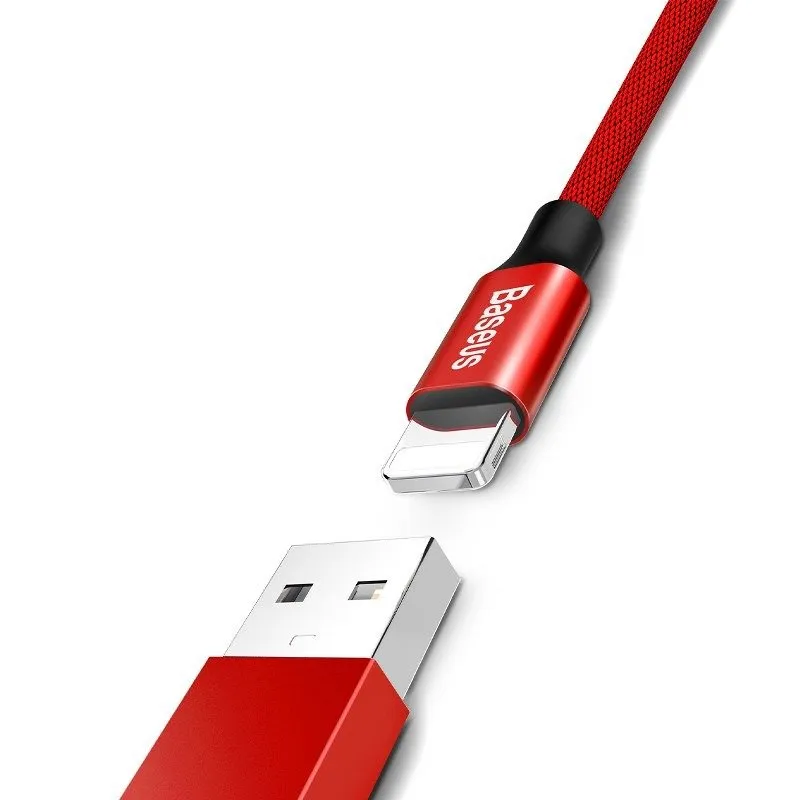 Baseus Yiven Lightning Kaabel 180 cm 2A (punane) universaalne