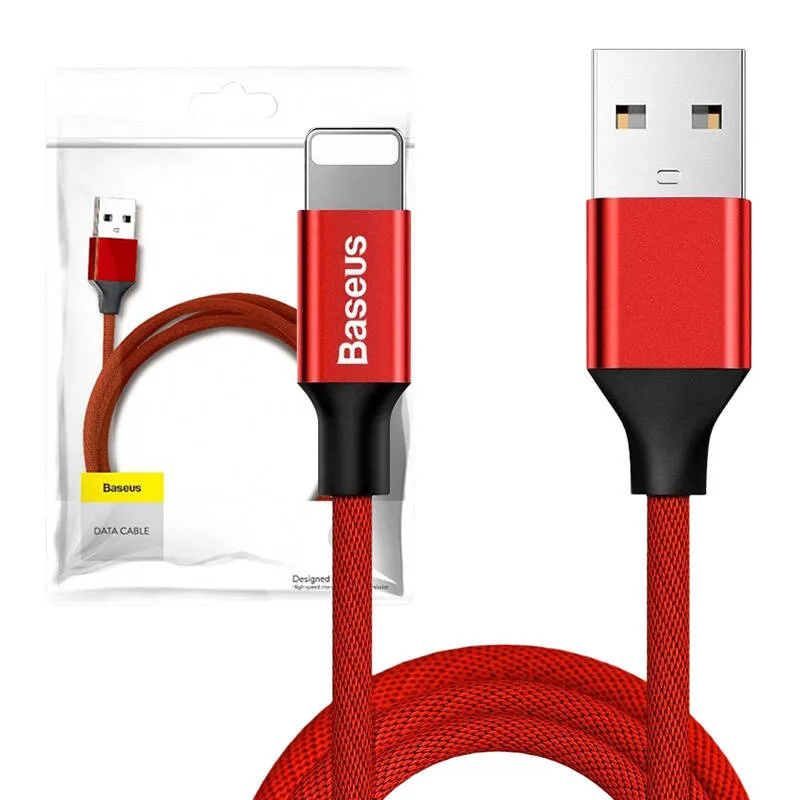 Baseus Yiven Lightning Kaabel 180 cm 2A (punane) universaalne