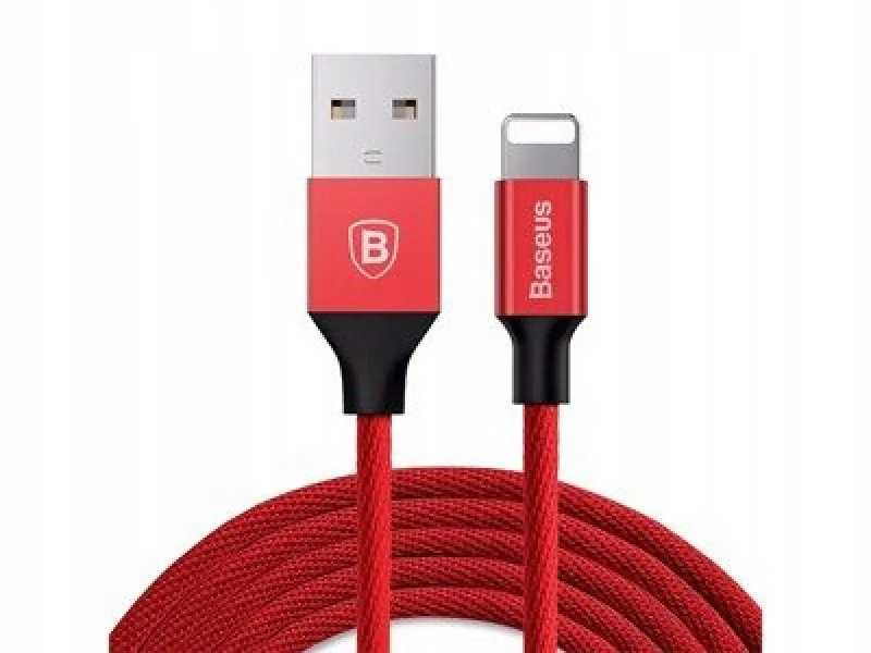 Baseus Yiven Lightning Kaabel 180 cm 2A (punane) universaalne