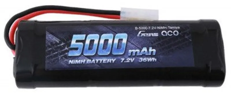 Gens Ace Aku 5000mAh 7,2V NiMH Tamiya universaal