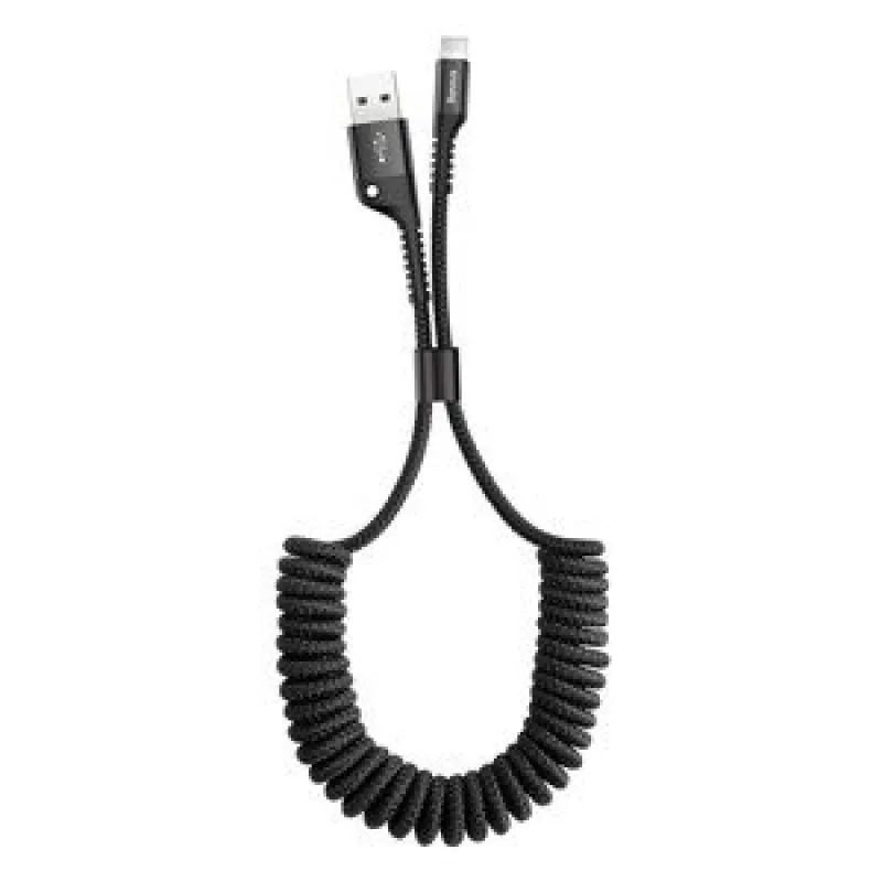 Baseus Kevadelvedel Lightning-kaabel 1m, 2A (must) universaalne