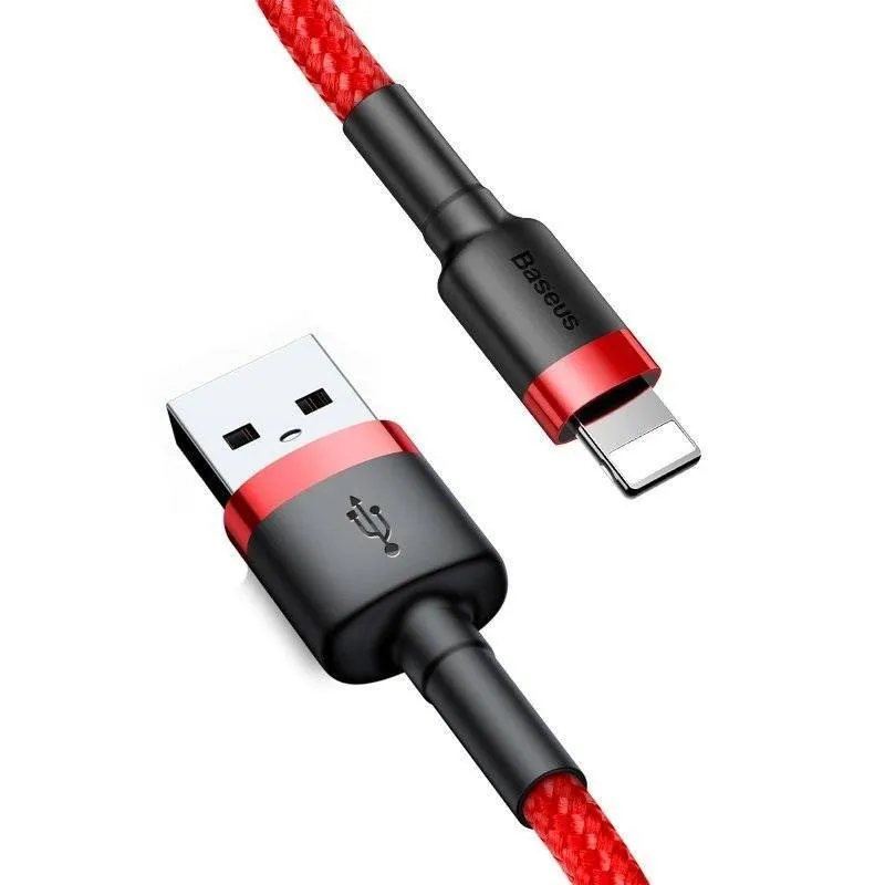 Baseus Cafule USB Lightning Kaabel 2,4A 0,5m (Punane) universaalne