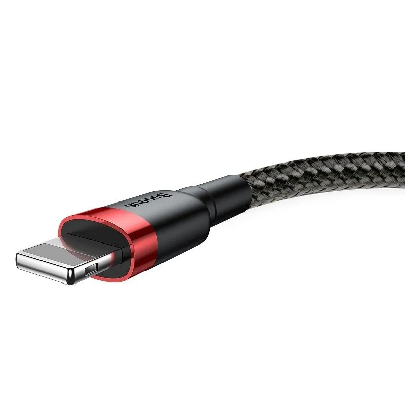 Baseus Cafule USB Lightning Kaabel 1,5A 2m (Must+Punane) universaal