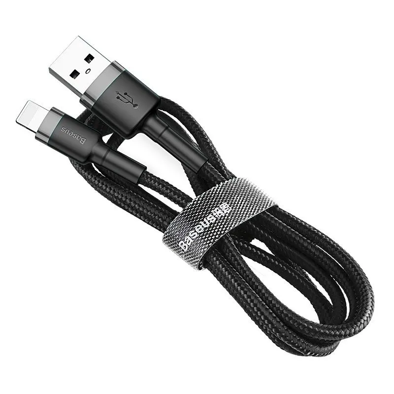 Baseus Cafule USB Lightning Kaabel 1,5A 2m (Hall+Must) universaalne