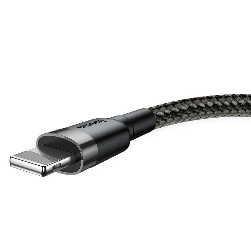 Baseus Cafule USB Lightning Kaabel 1,5A 2m (Hall+Must) universaalne
