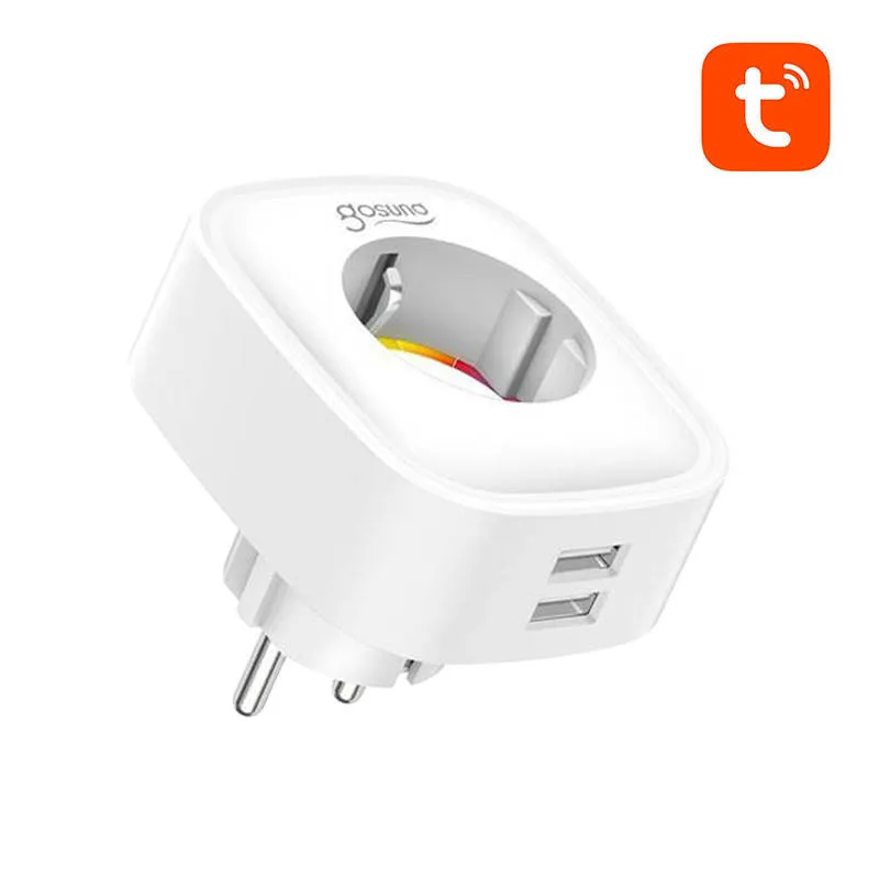 Smartlüliti WiFi Gosund SP112 2xUSB, 16A, Tuya universaal