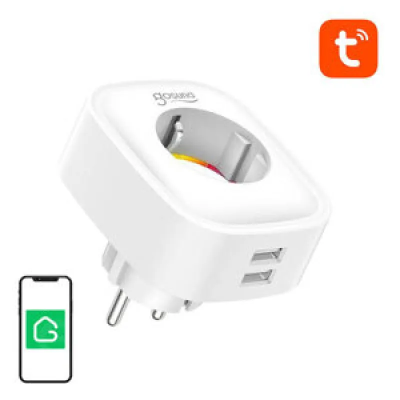 Smartlüliti WiFi Gosund SP112 2xUSB, 16A, Tuya universaal