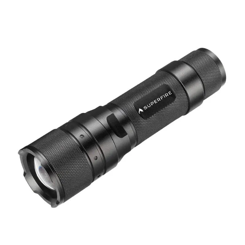 Superfire F3-L2 LED-taskulamp, 570lm universaalne
