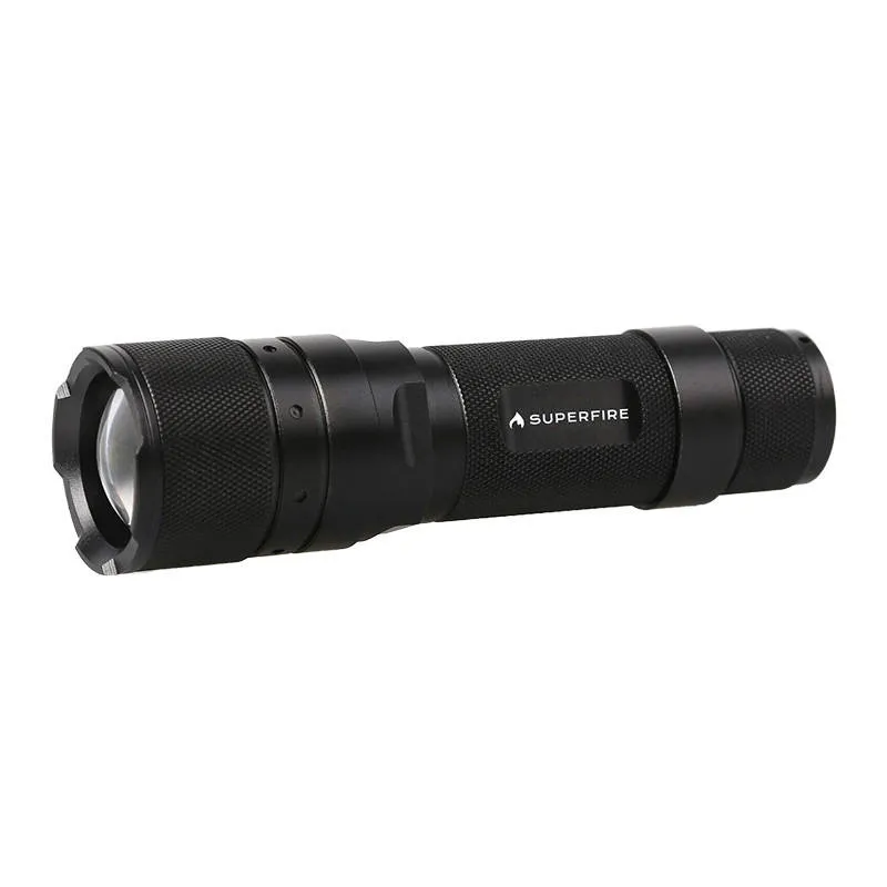 Superfire F3-L2 LED-taskulamp, 570lm universaalne