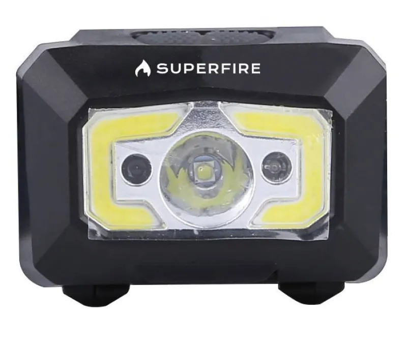 Superfire X30 pealamp, 340 lm, USB, 5 režiimi, 130 m universaalne