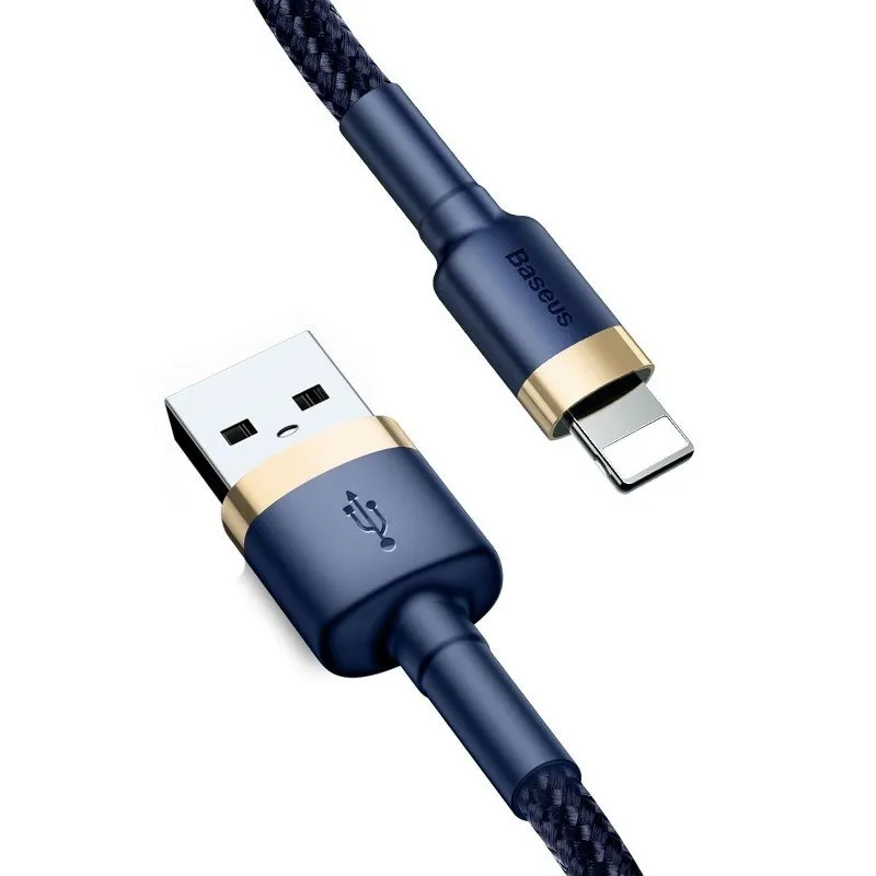 Baseus Cafule Lightning kaabel 1,5A 2m ( kuld + tumesinine ) universaalne