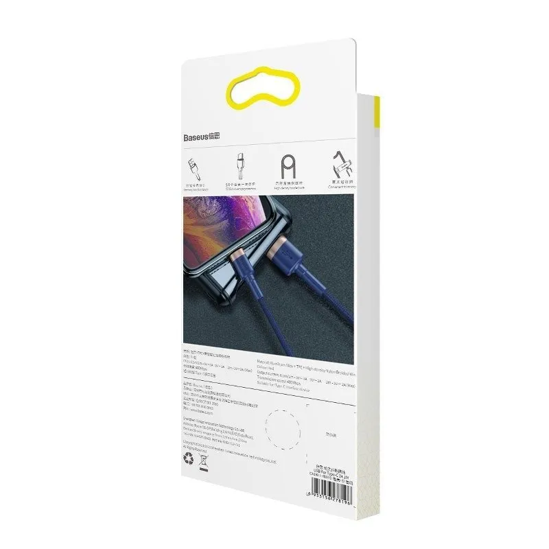 Baseus Cafule Lightning kaabel 1,5A 2m ( kuld + tumesinine ) universaalne
