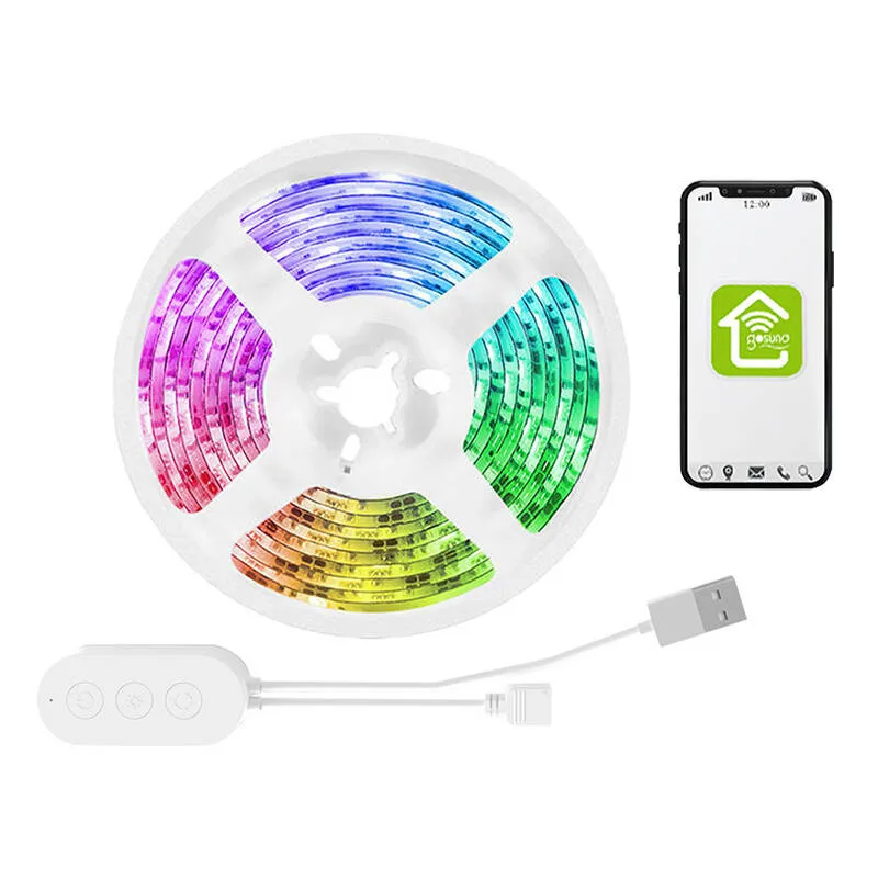 Smart WiFi RGB LED-valgusriba Gosund SL1 (2,8 m), Tuya universaal